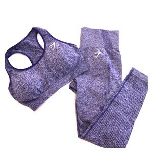 Gym Shark Vital Seamless set, purple, size medium